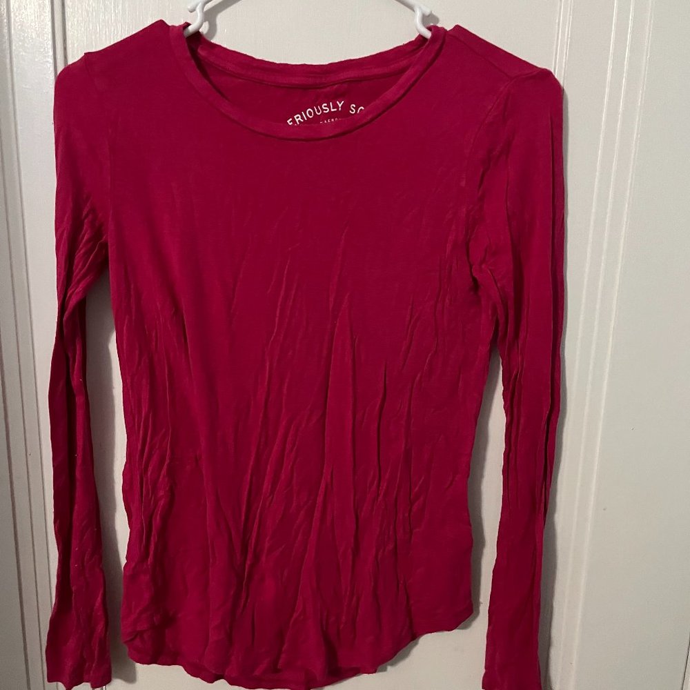 Hot pink long sleeve
